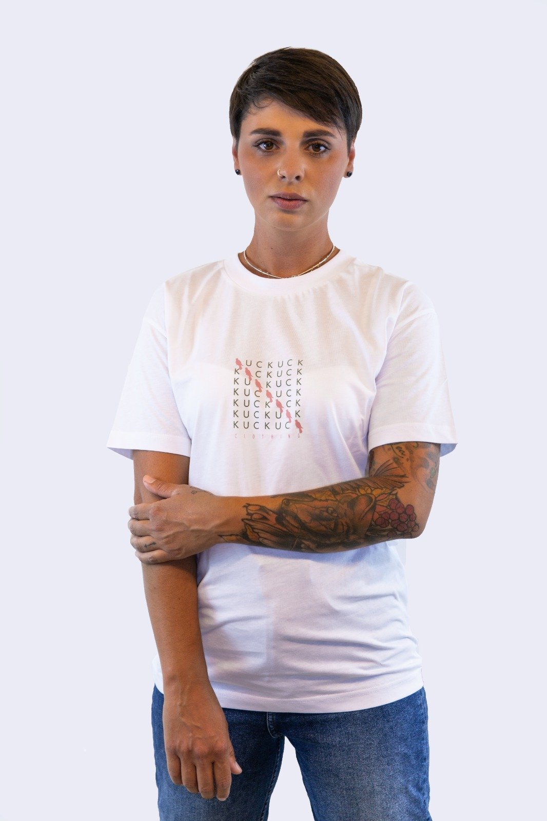 7 Days Shirt Woman White - LEOPOLT X KUCKUCK