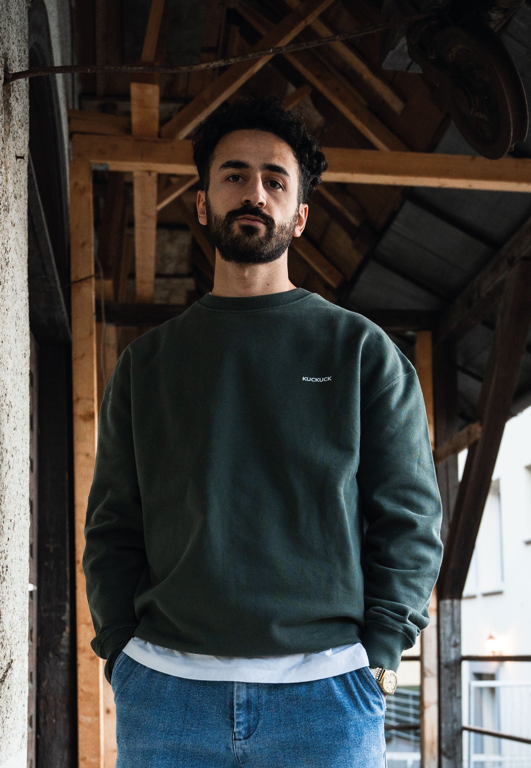 Basic Print Sweater Regular Fit - LEOPOLT & KUCKUCK