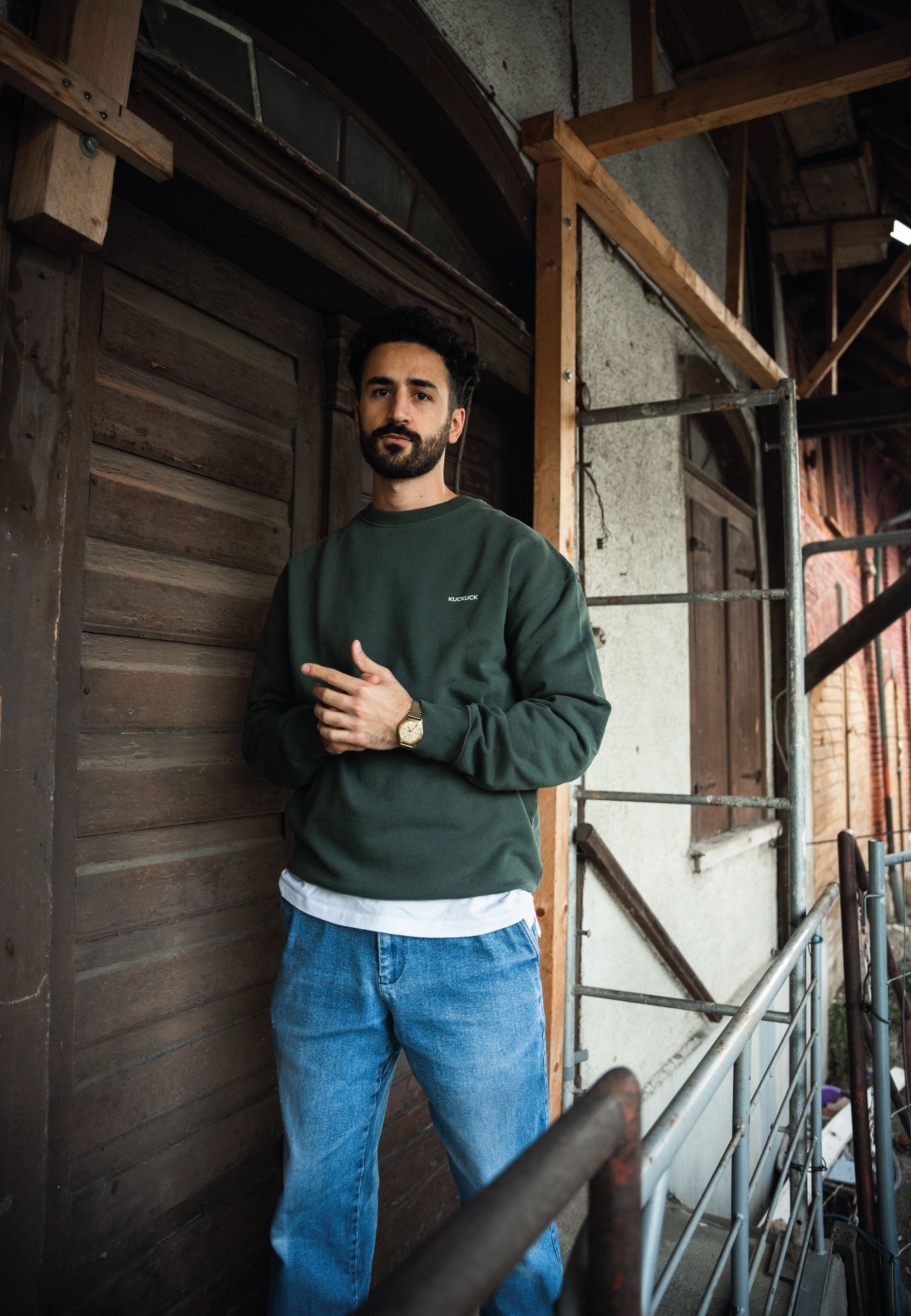 Basic Print Sweater Regular Fit - LEOPOLT & KUCKUCK