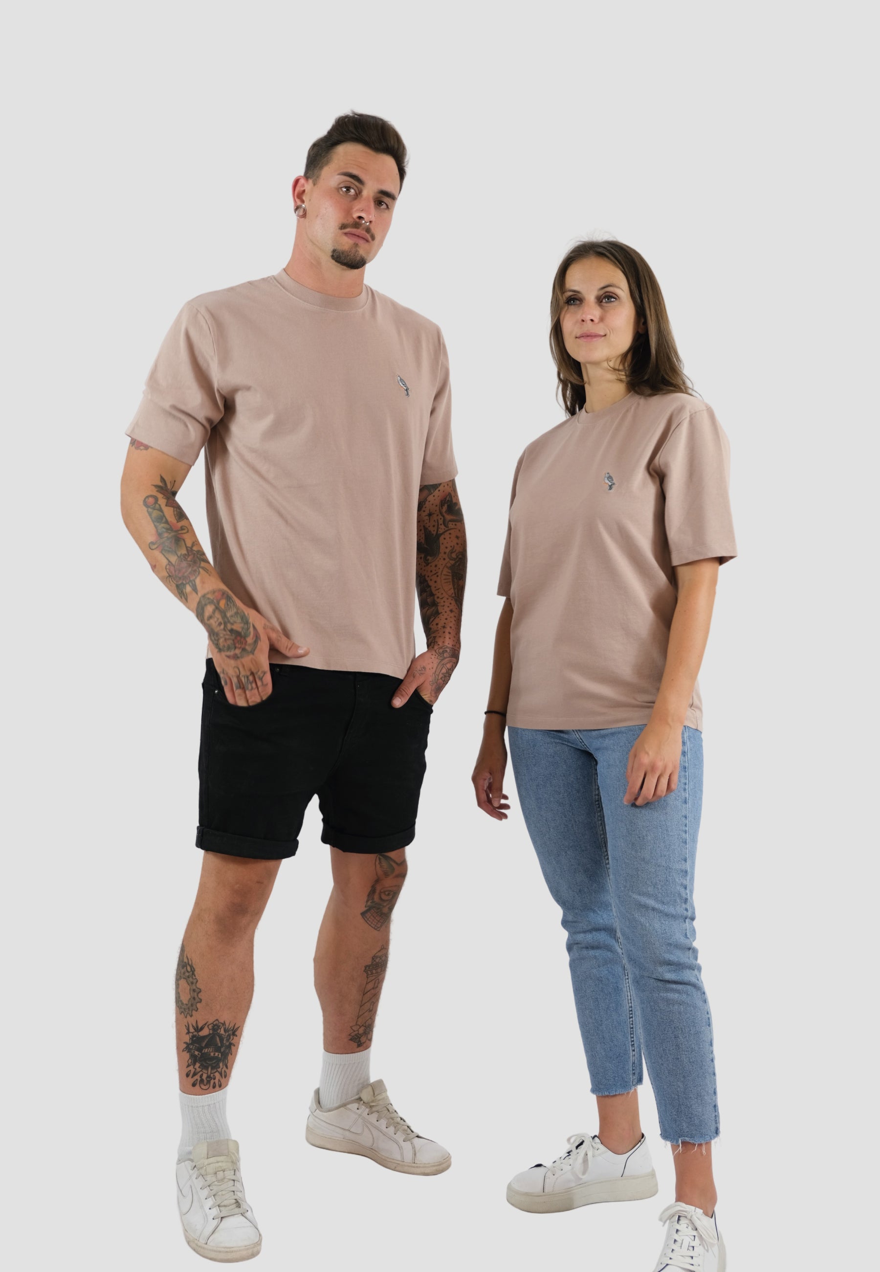 Basic Shirt mit Stick - Unisex - LEOPOLT & KUCKUCK