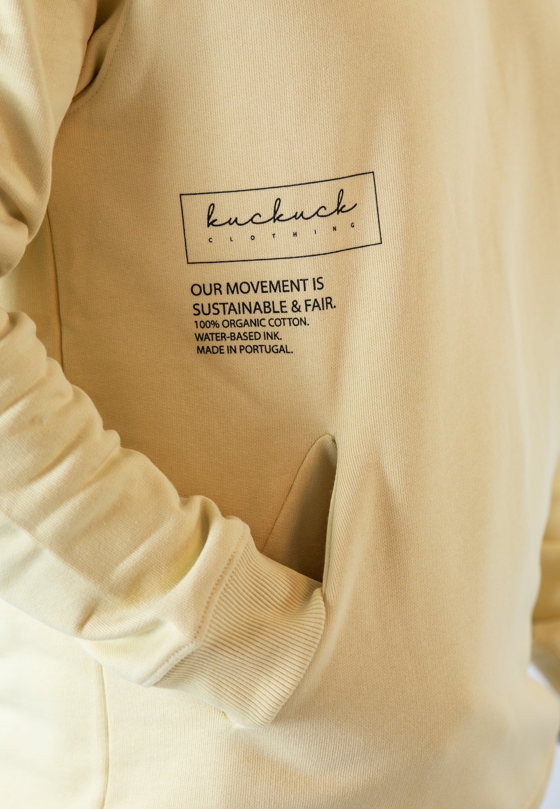 Bio-Baumwolle Hoodie Unisex - Soy Bean Movement Print - LEOPOLT x KUCKUCK