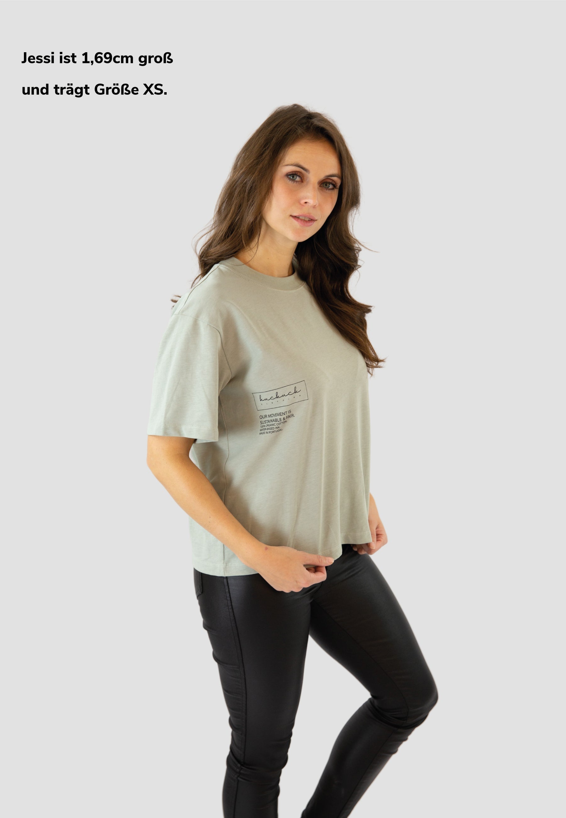 Bio-Baumwolle T-Shirt Damen - Wrought Iron Movement Print - LEOPOLT x KUCKUCK