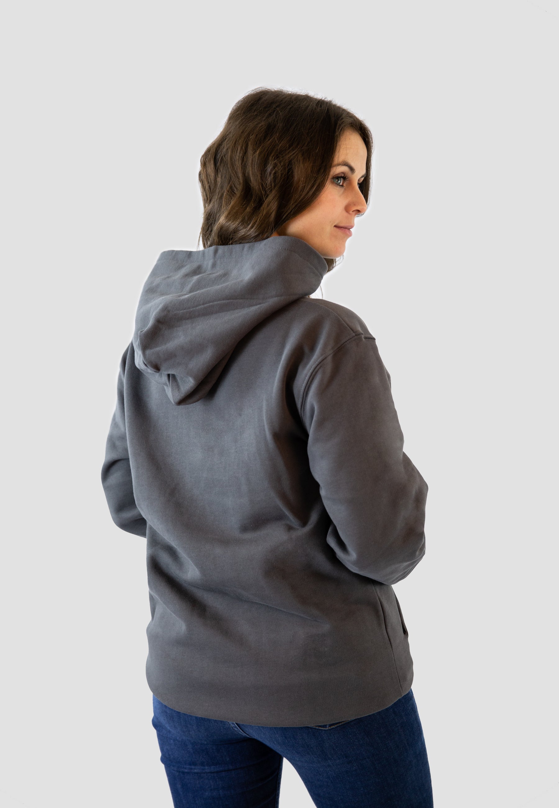 Hoodie Damen - Black Bean Movement Print aus Bio-Baumwolle - LEOPOLT & KUCKUCK