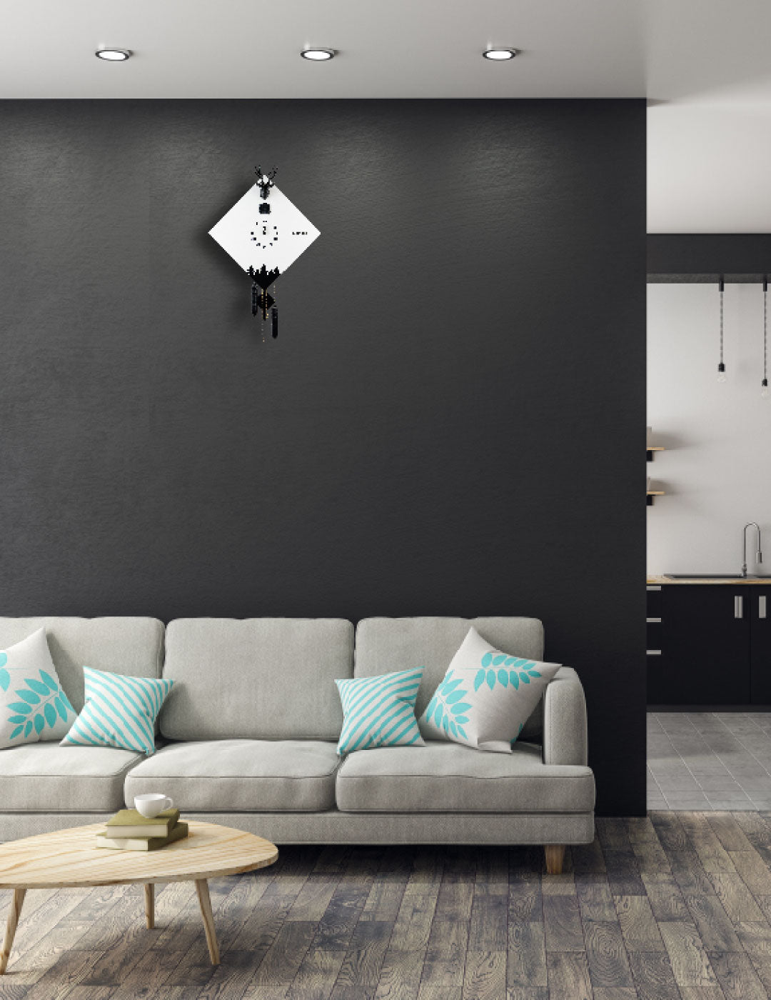 Moderne Kuckucksuhr - LEOPOLT & KUCKUCK