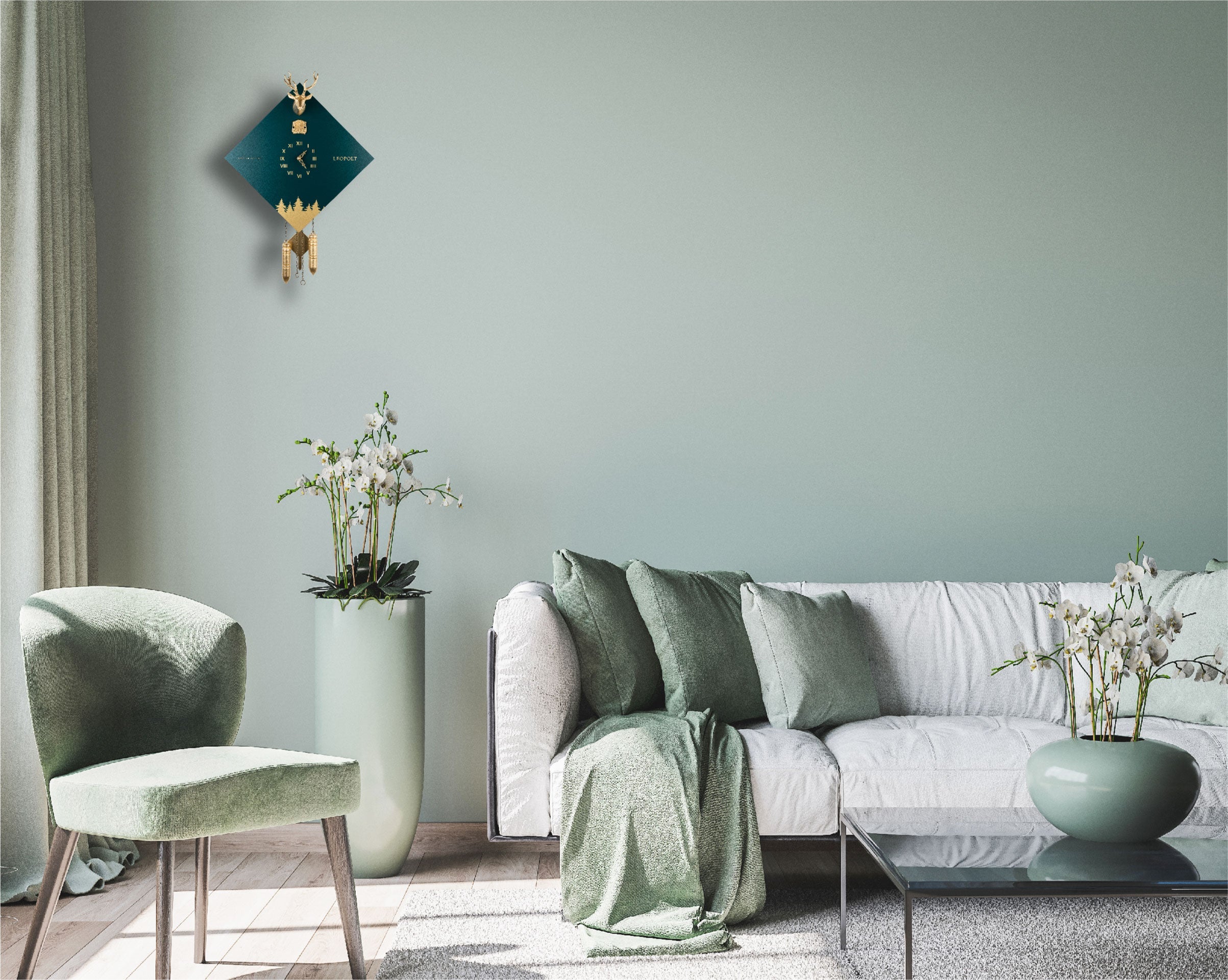 Moderne Kuckucksuhr - LEOPOLT & KUCKUCK