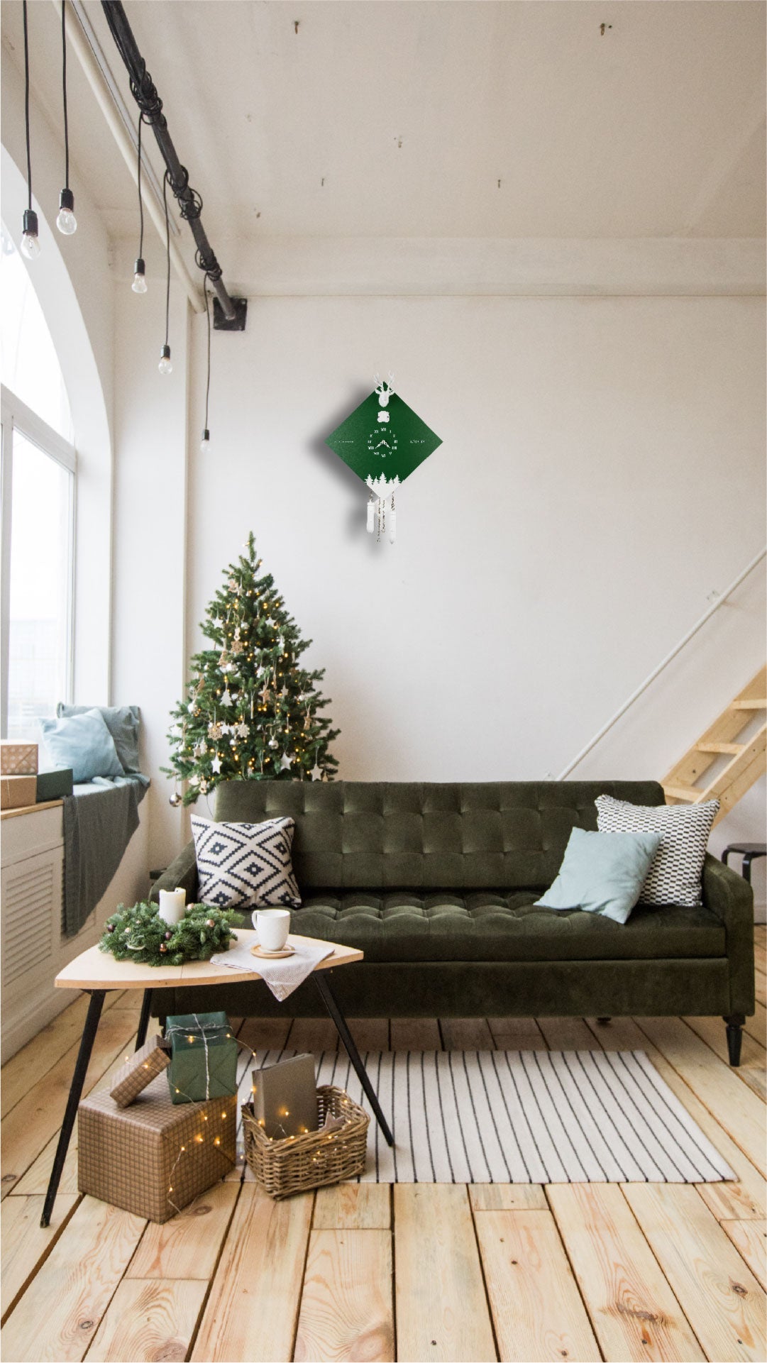 Moderne Kuckucksuhr - LEOPOLT & KUCKUCK