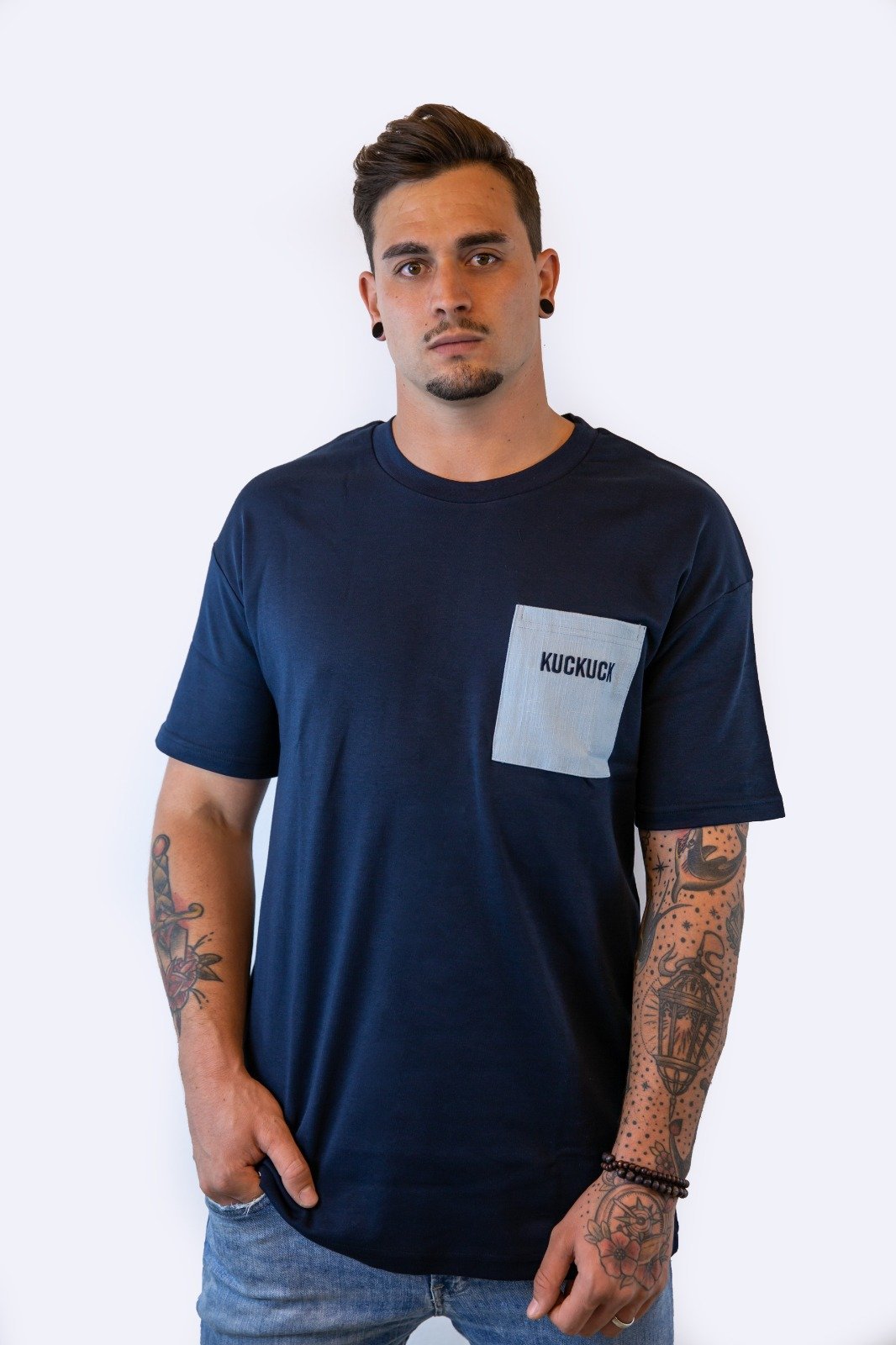 Pocket Shirt Navy/Jeans Unisex - LEOPOLT X KUCKUCK