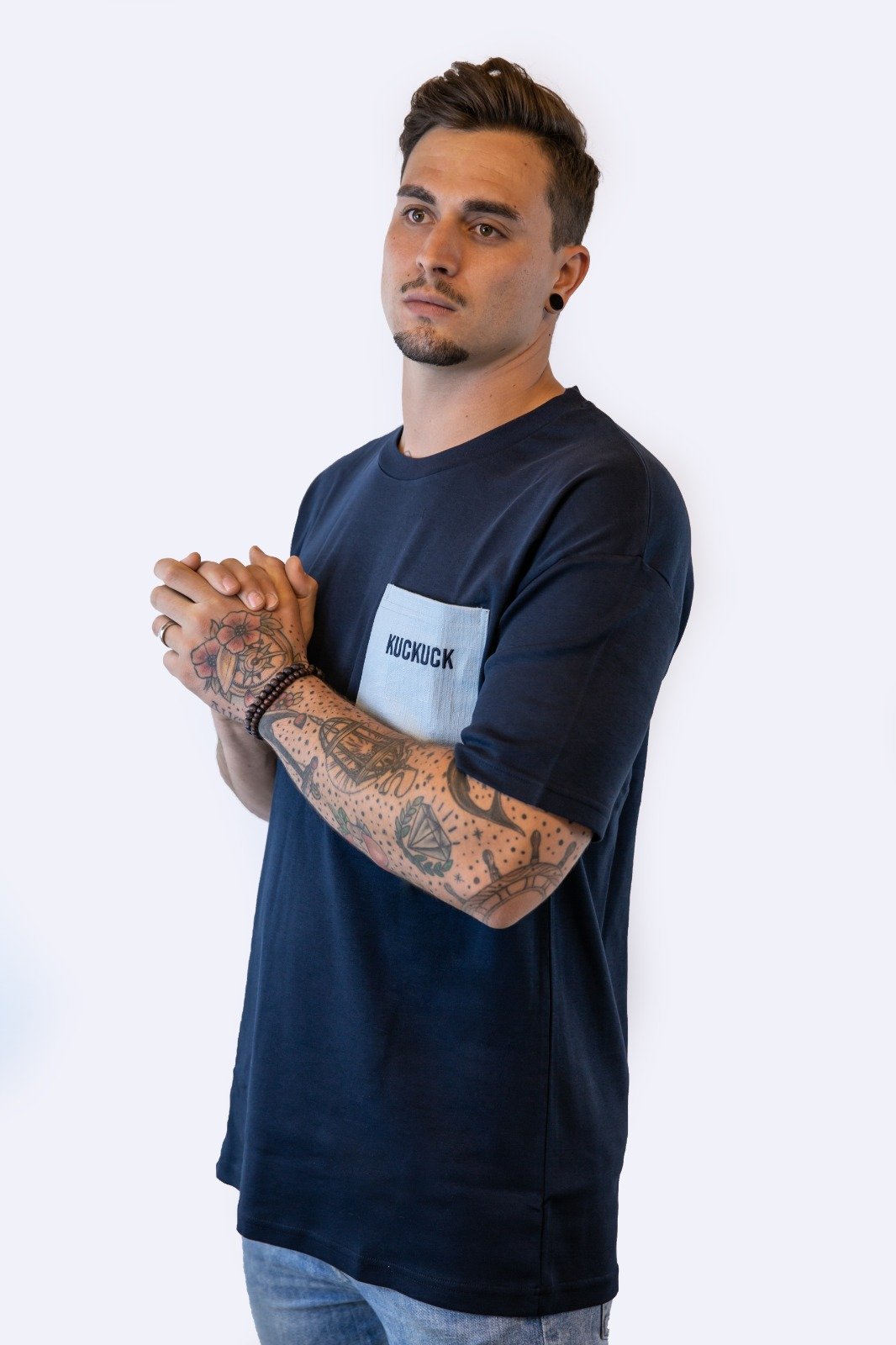 Pocket Shirt Navy/Jeans Unisex - LEOPOLT X KUCKUCK