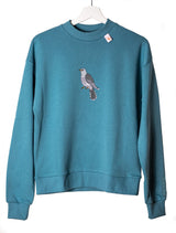 Print Sweater Woman Blue - LEOPOLT X KUCKUCK