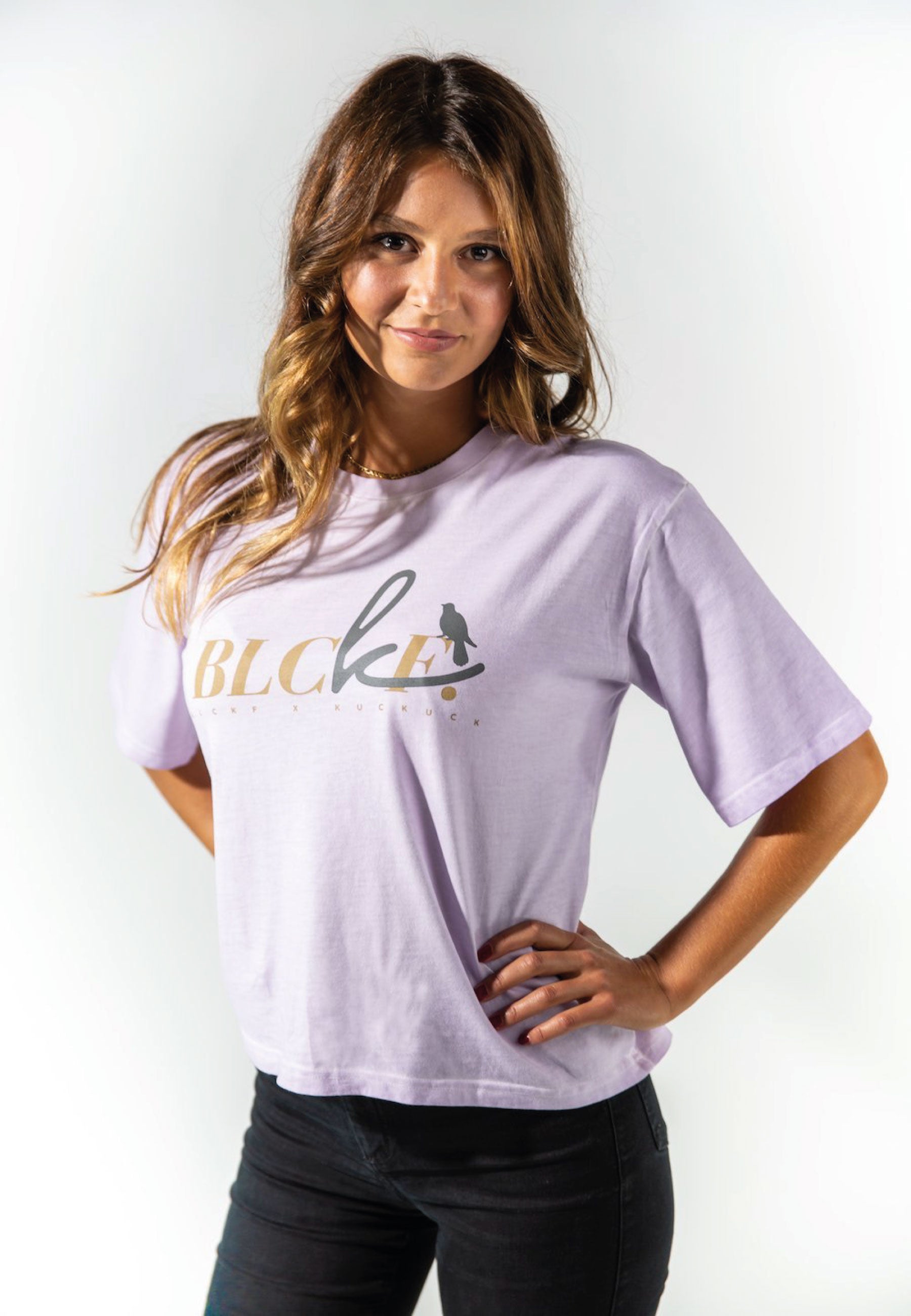 Basic lavender Woman Shirt Cropstyle - LEOPOLT & KUCKUCK