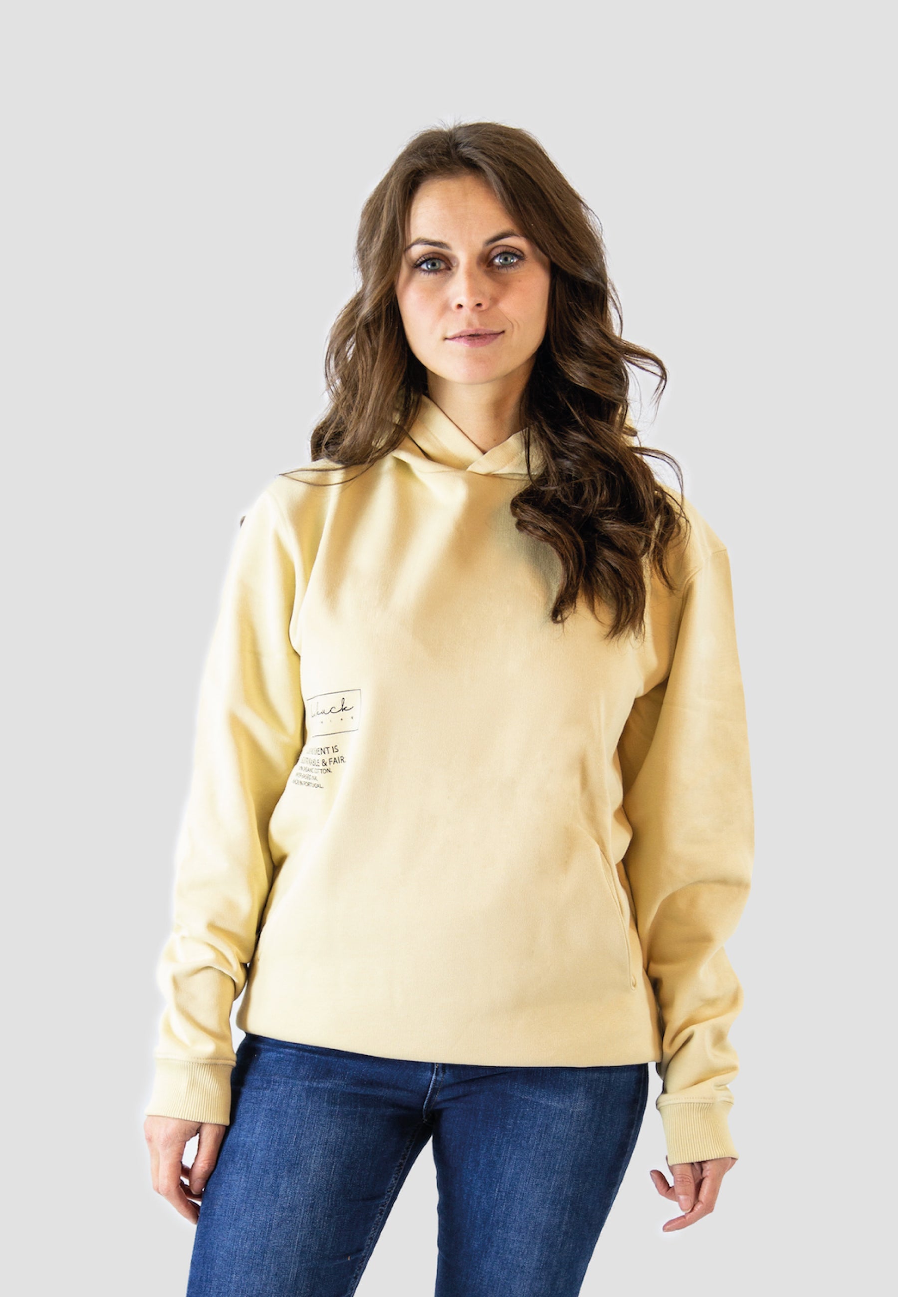 Bio-Baumwolle Hoodie Unisex - Soy Bean Movement Print - LEOPOLT x KUCKUCK