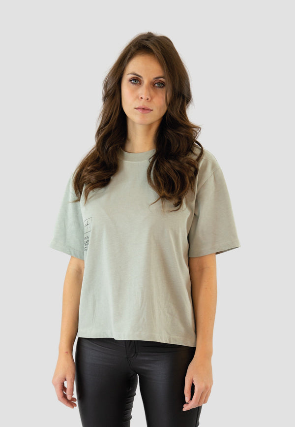 Bio-Baumwolle T-Shirt Damen - Wrought Iron Movement Print - LEOPOLT x KUCKUCK