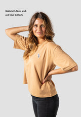 Desert Mist Basic Line Woman Shirt Crop Style - LEOPOLT x KUCKUCK