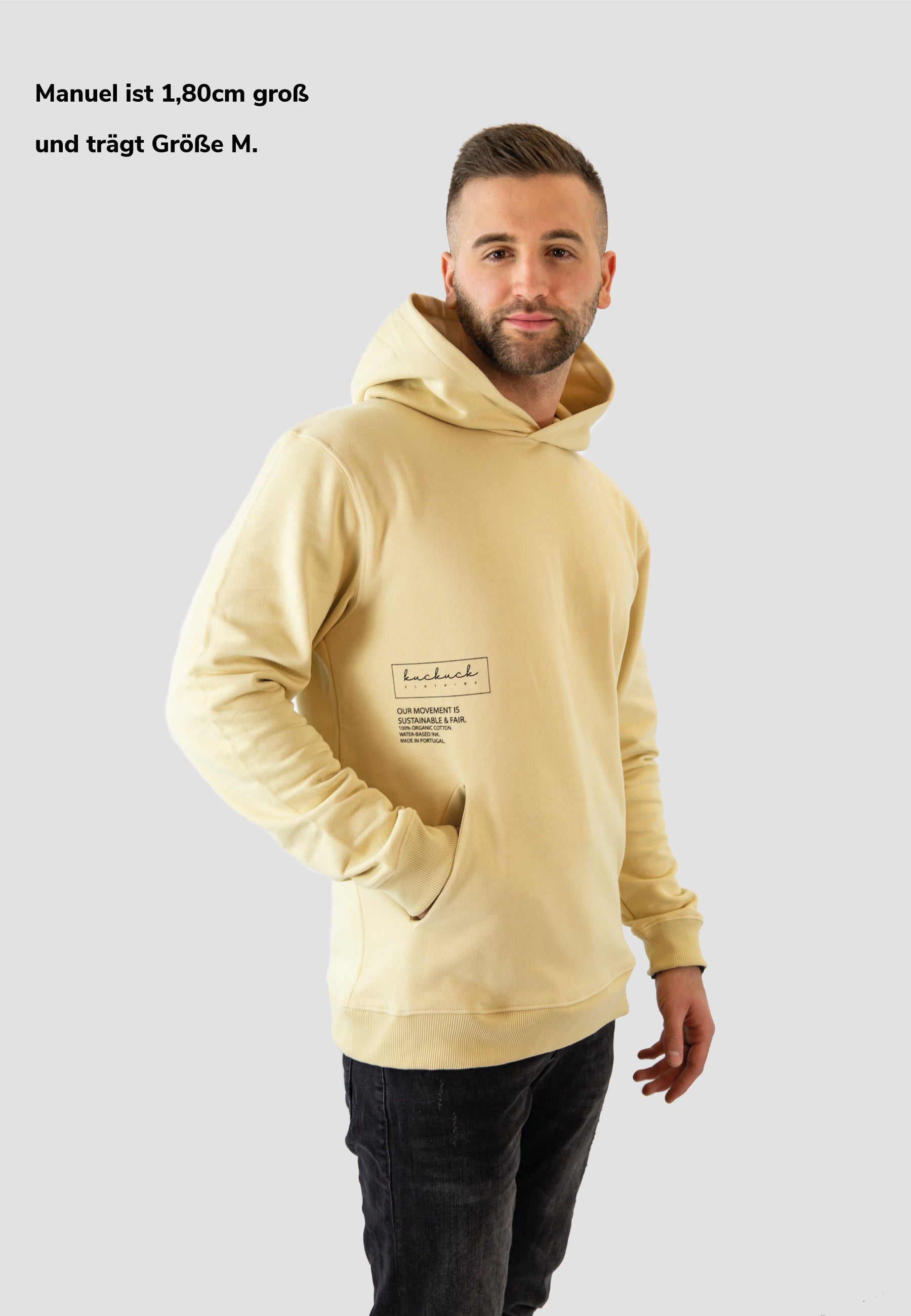 Hoodie Unisex - Soy Bean Movement Print aus Bio-Baumwolle - LEOPOLT & KUCKUCK