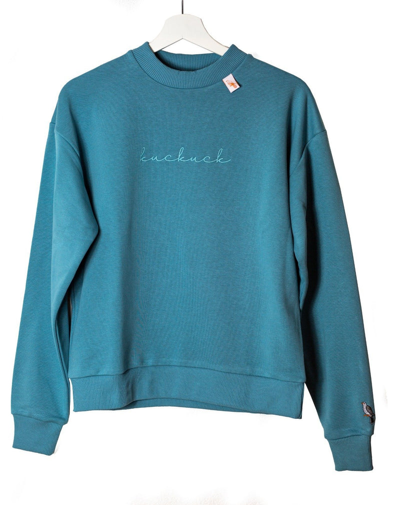 Monochrome Sweater Woman Blue - LEOPOLT X KUCKUCK